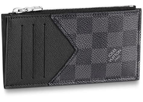 louis vuitton damier graphite card holder replica|Products by Louis Vuitton: Coin Card Holder.